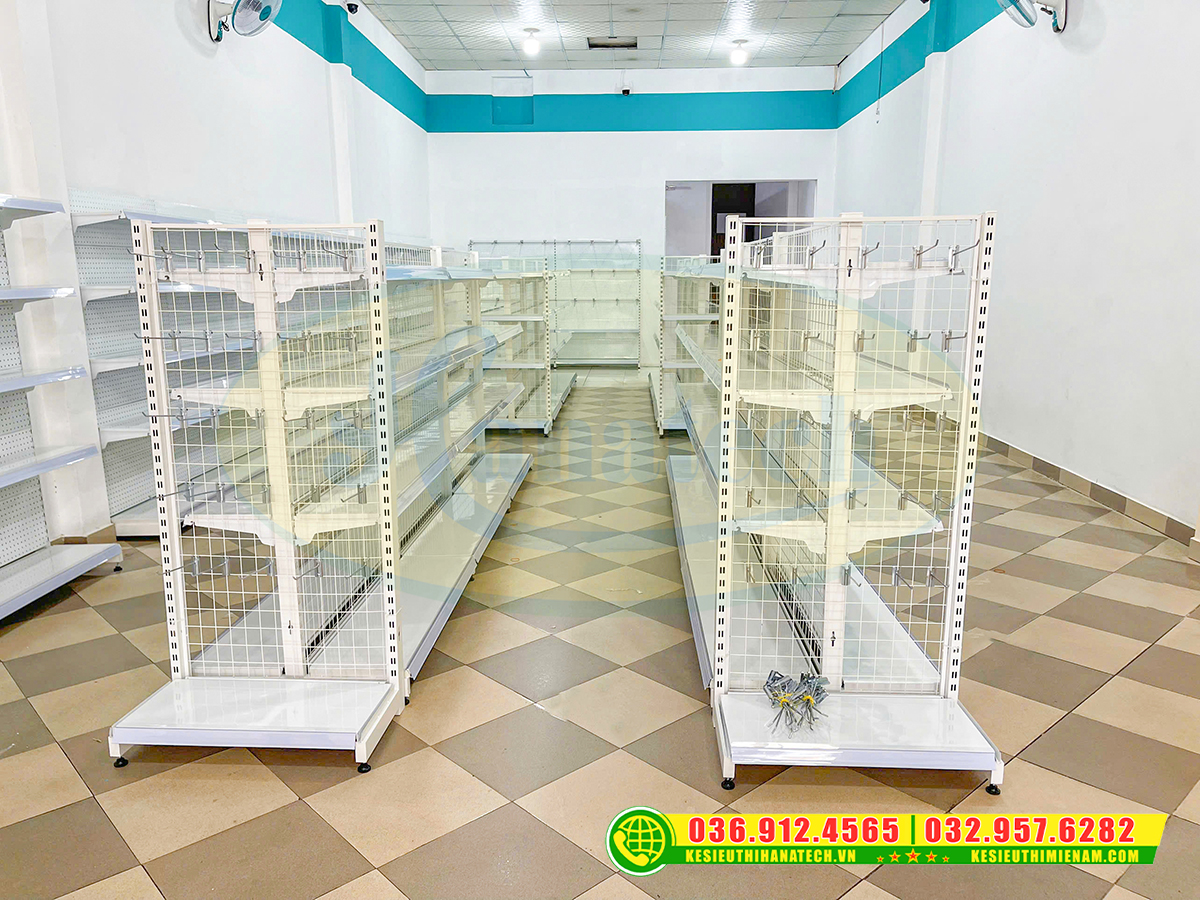 Setup nội thất shop – Giá kệ siêu thị chuyên nghiệp tại Đạ Tẻh Lâm Đồng