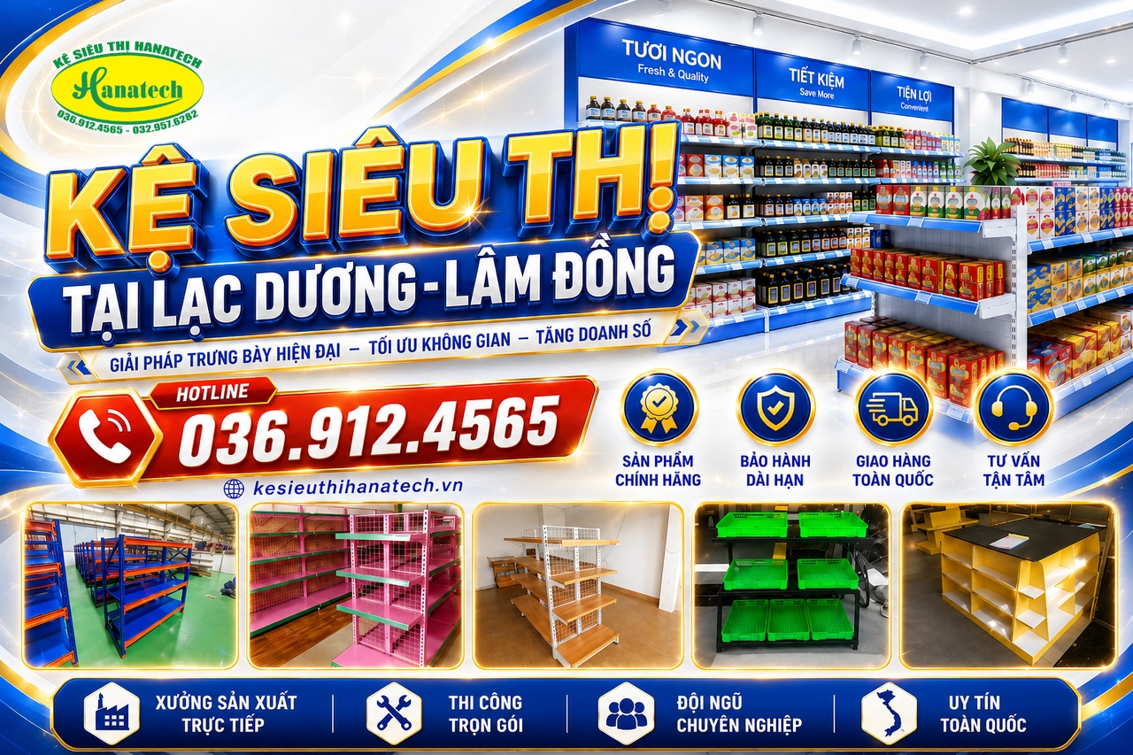 Kệ siêu thị tại Lạc Dương