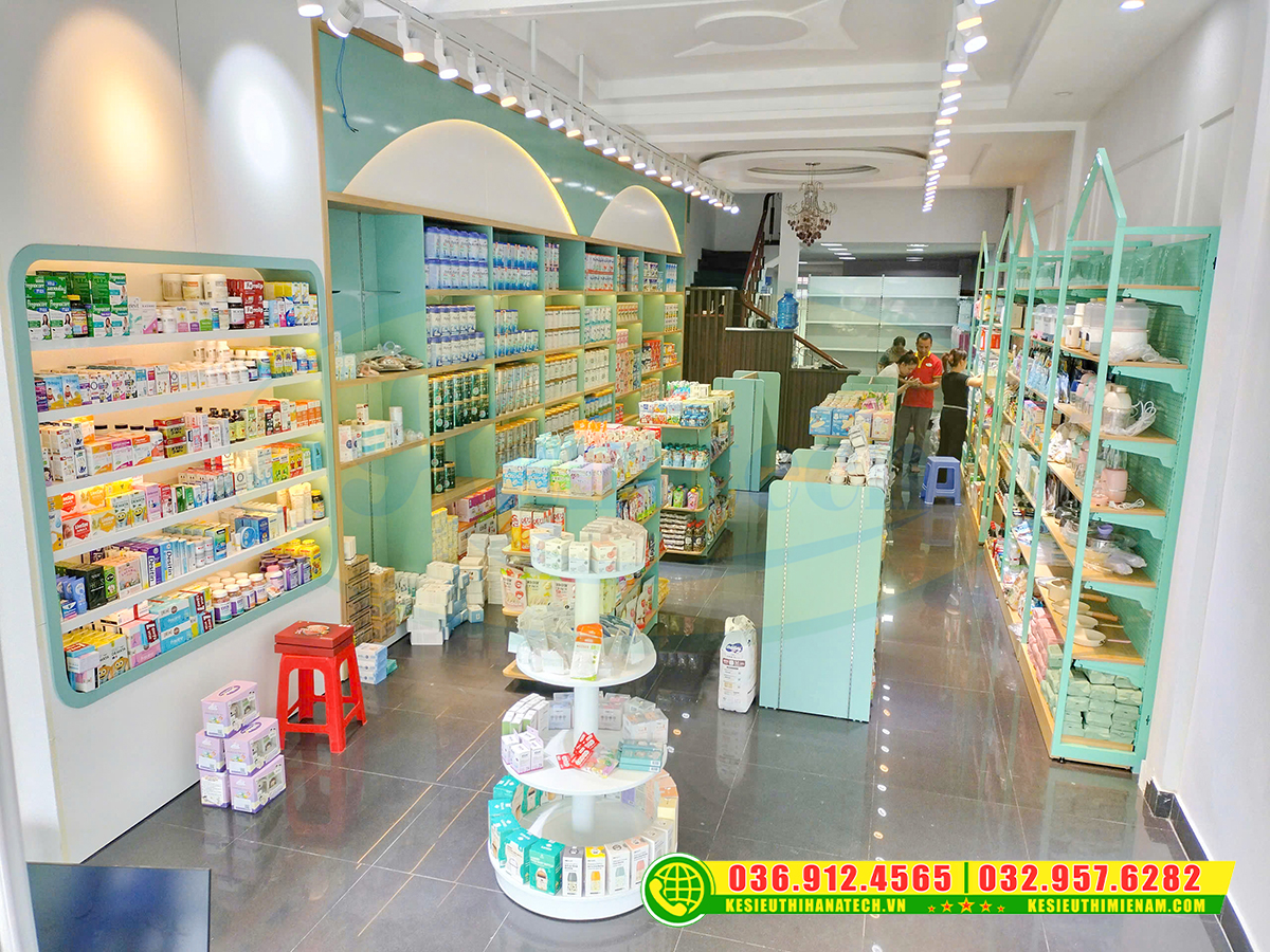 Kệ siêu thị tại Mỏ Cày Bắc Bến Tre