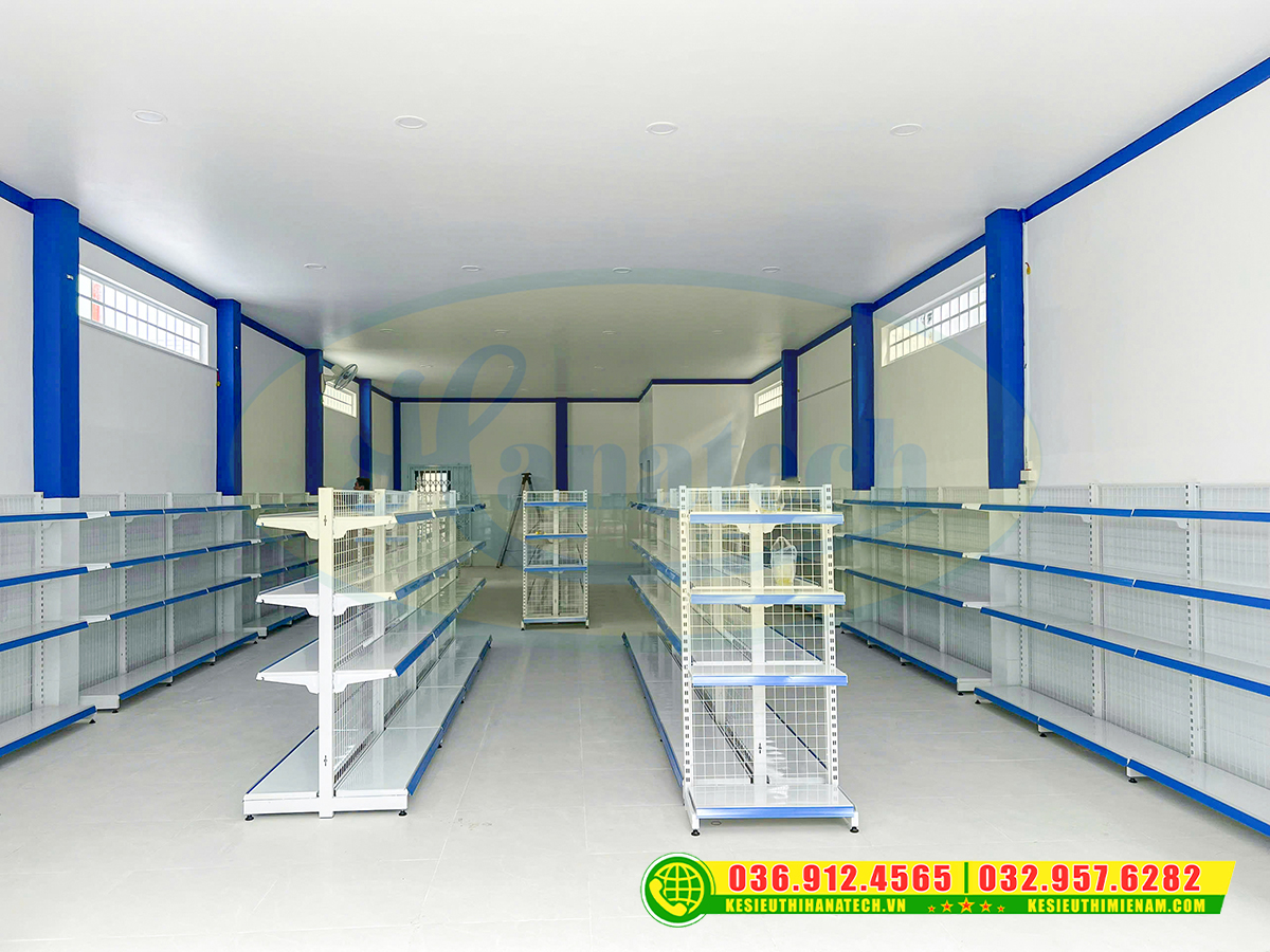 Kệ siêu thị tại Mỏ Cày Bắc Bến Tre