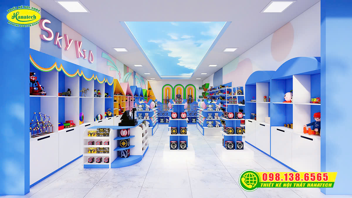 Setup nội thất shop – Giá kệ siêu thị chuyên nghiệp tại Đạ Tẻh Lâm Đồng