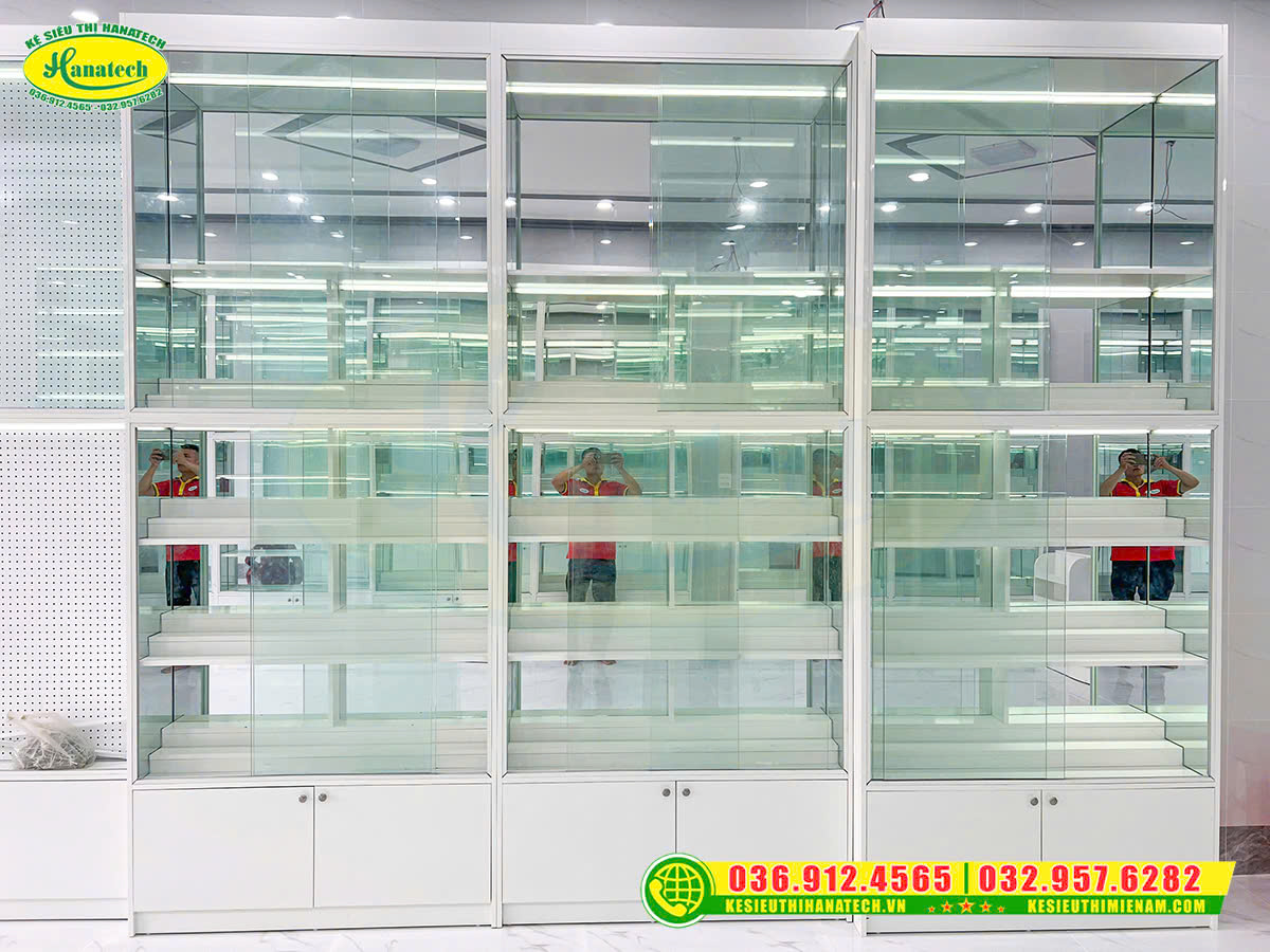 Hanatech thi công nội thất shop – Lắp đặt kệ siêu thị tận nơi tại Bảo Lâm Lâm Đồng