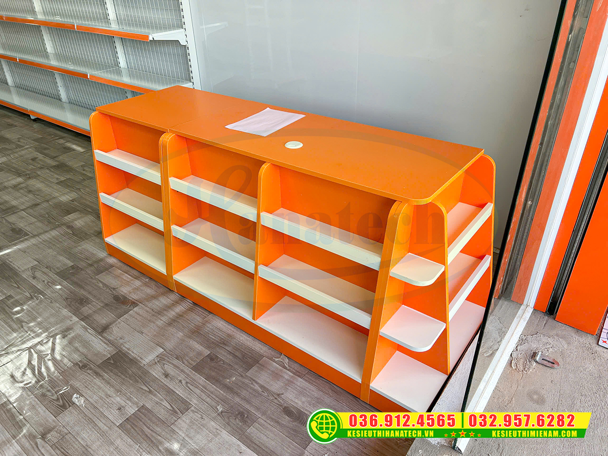 Đơn vị lắp đặt kệ siêu thị và nội thất cửa hàng tại Đắk Tô, Kon Tum Hanatech