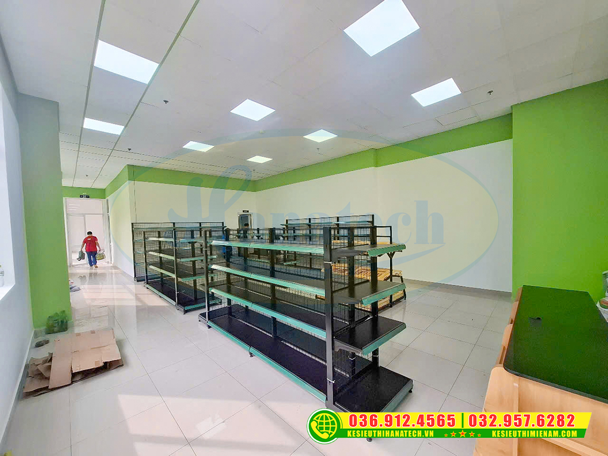 Kệ siêu thị và nội thất shop Hanatech cung ứng toàn diện tại Chư Sê, Gia Lai