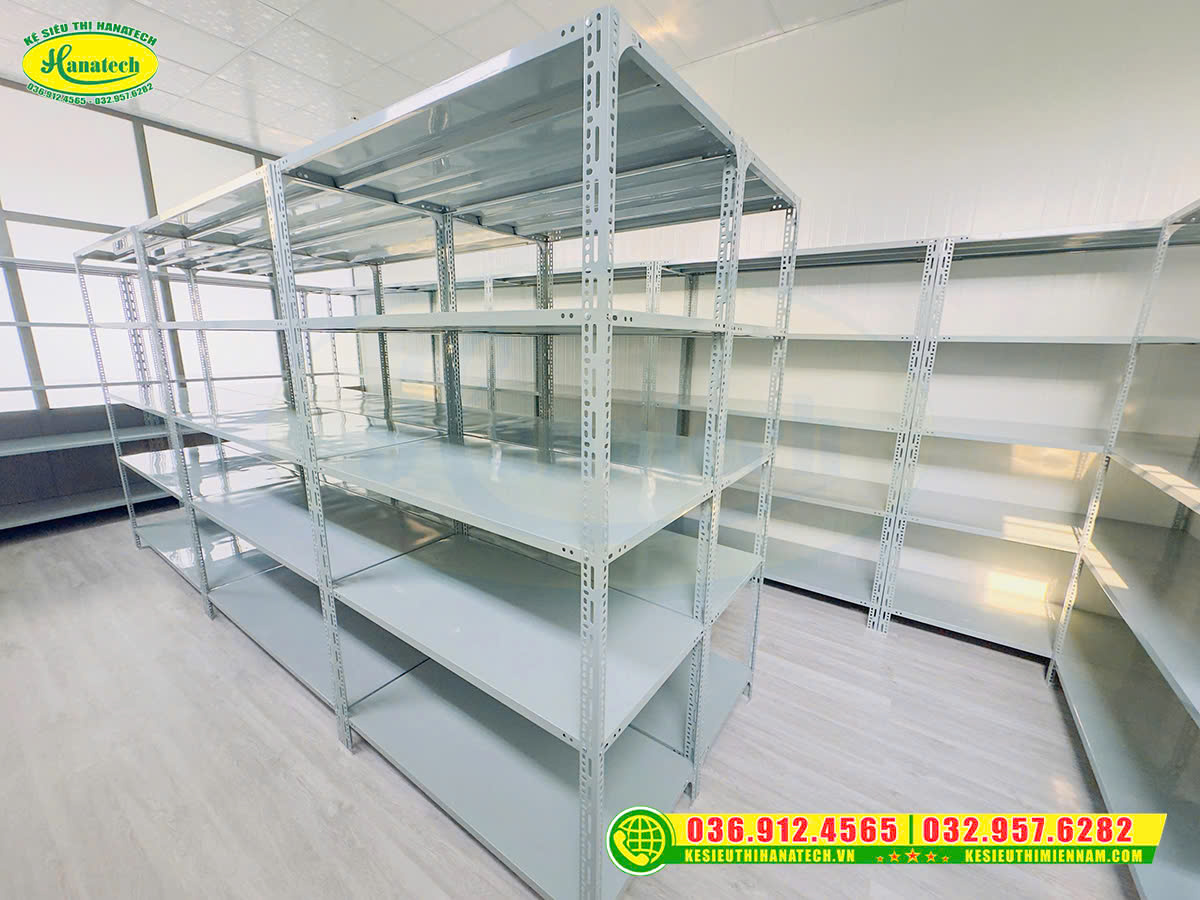 Kệ sắt kho v lỗ đa năng Hà Nội