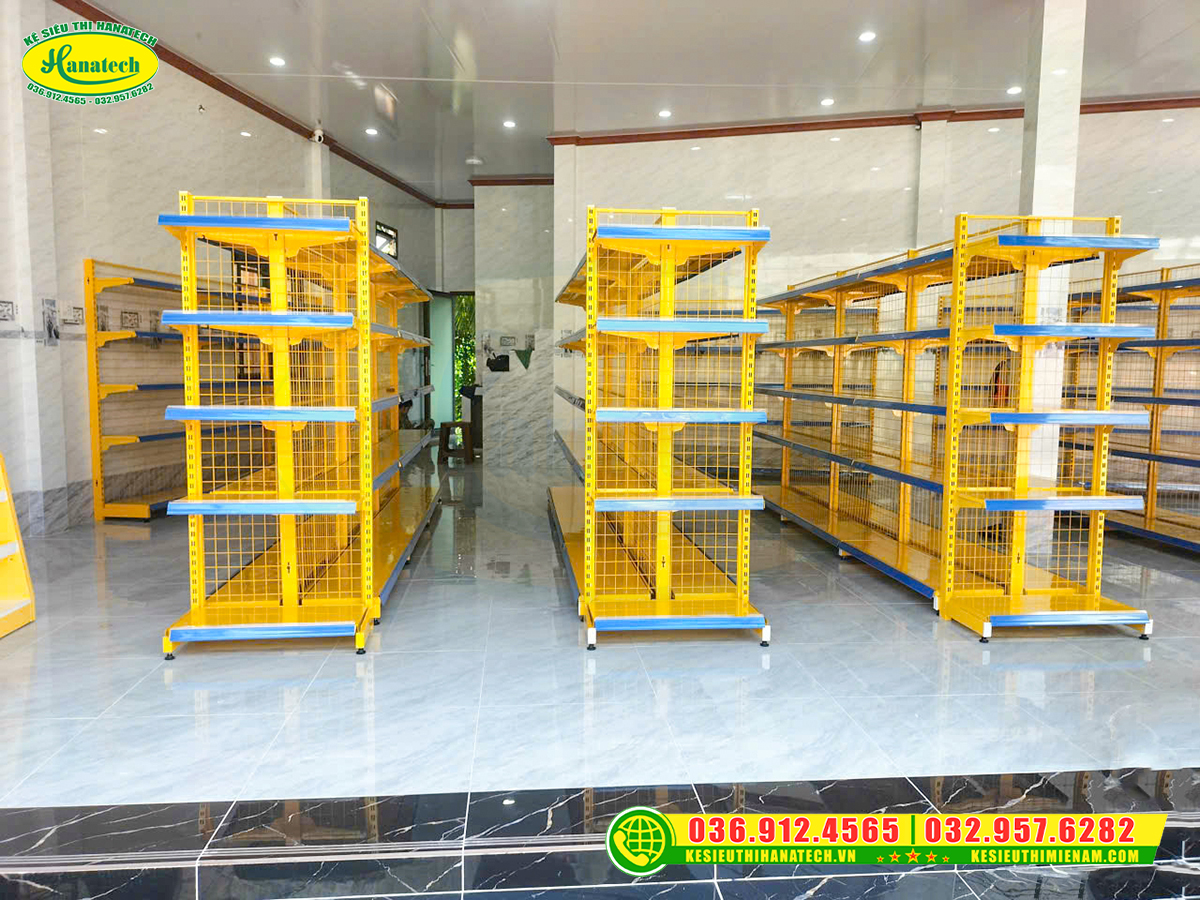 Lắp đặt giá kệ tạp hóa giá rẻ tại Hà Nội