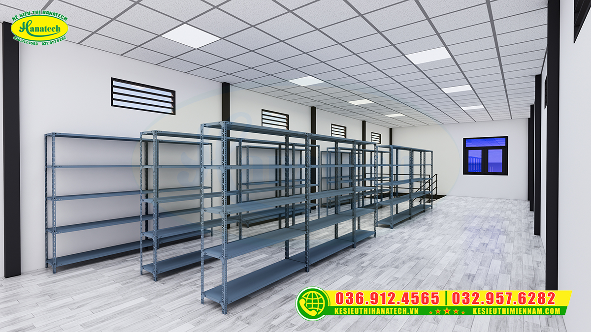 Thiết kế 3d cửa hàng bách hoá Hà Nội