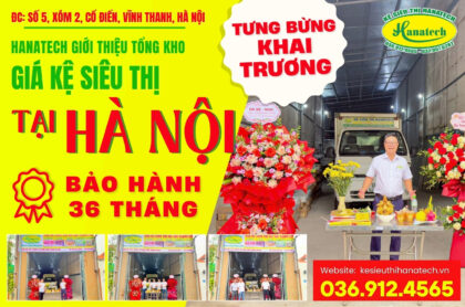 Giới thiệu giá kệ siêu thị tại Hà Nội