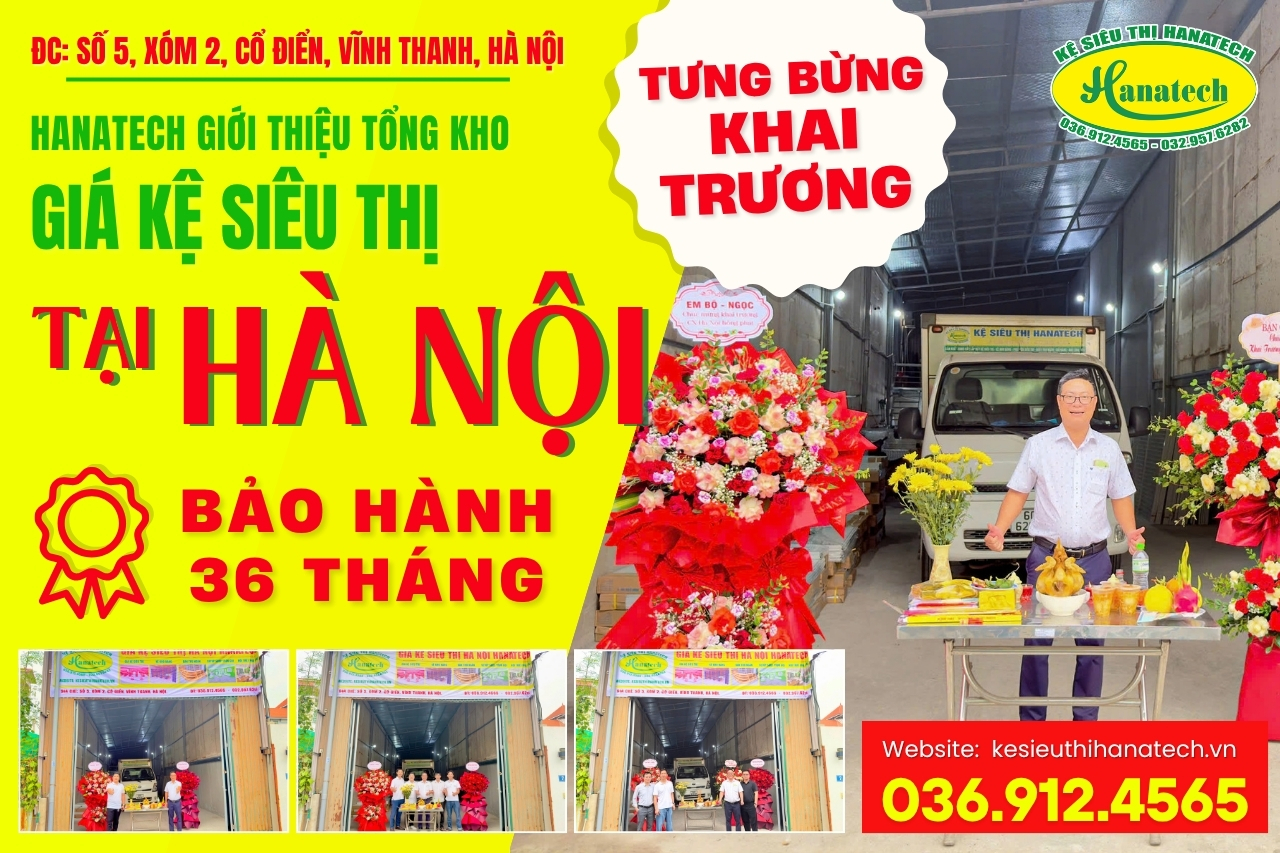 Giới thiệu giá kệ siêu thị tại Hà Nội