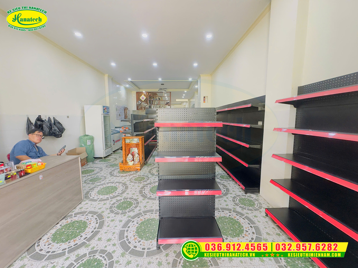 Lắp đặt kệ lưng tôn đục lỗ tại Hải Phòng 