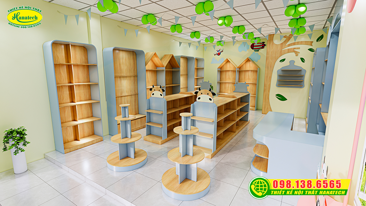 Thiết kế và thi công nội thất shop tại Thử Đức