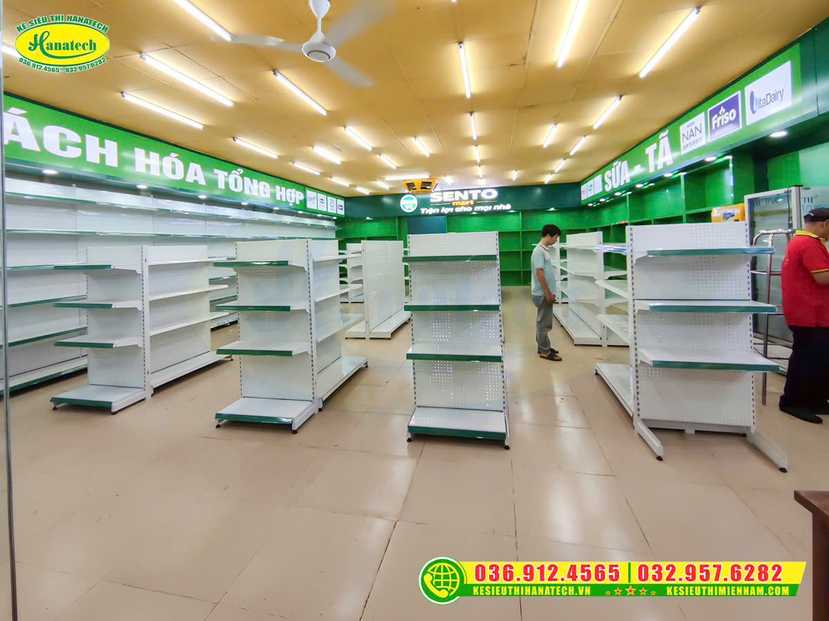 Setup giá kệ bỉm sữa chuyên nghiệp tại Nam Định