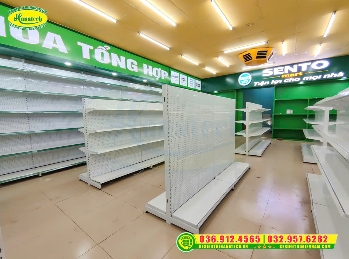 Setup kệ đôi sử dụng móc treo linh hoạt tại Nam Định