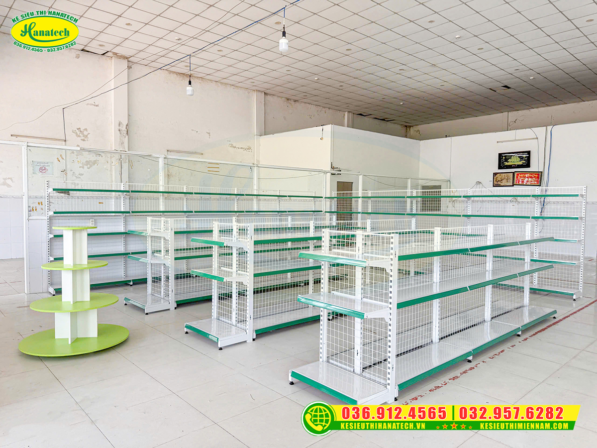 Setup kệ trưng bày bách hoá chuyên nghiệp tại Hải Phòng 