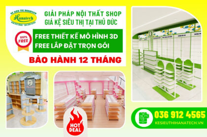 Thiết kế và thi công nội thất shop tại Thủ Đức