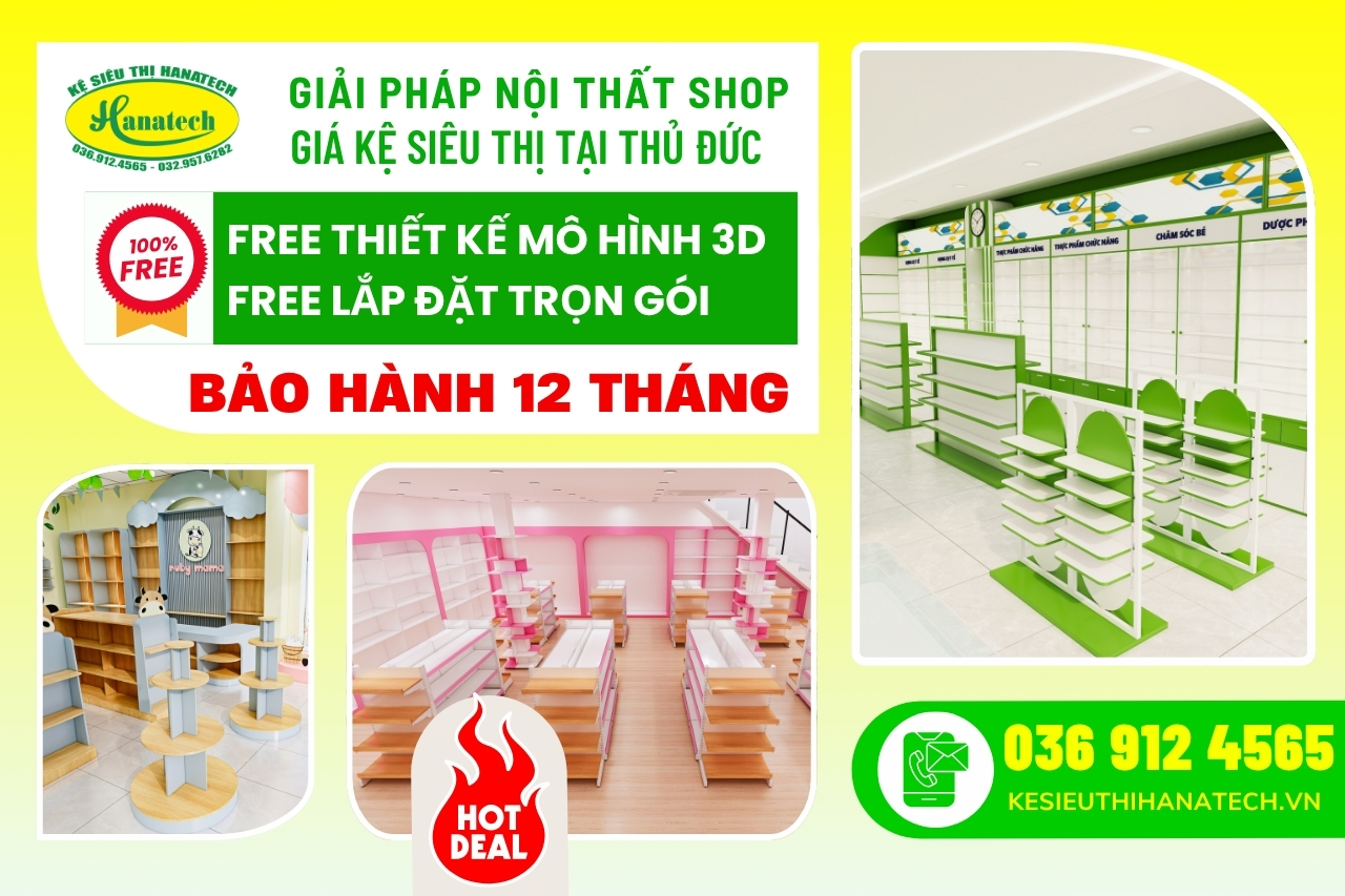 Thiết kế và thi công nội thất shop tại Thử Đức