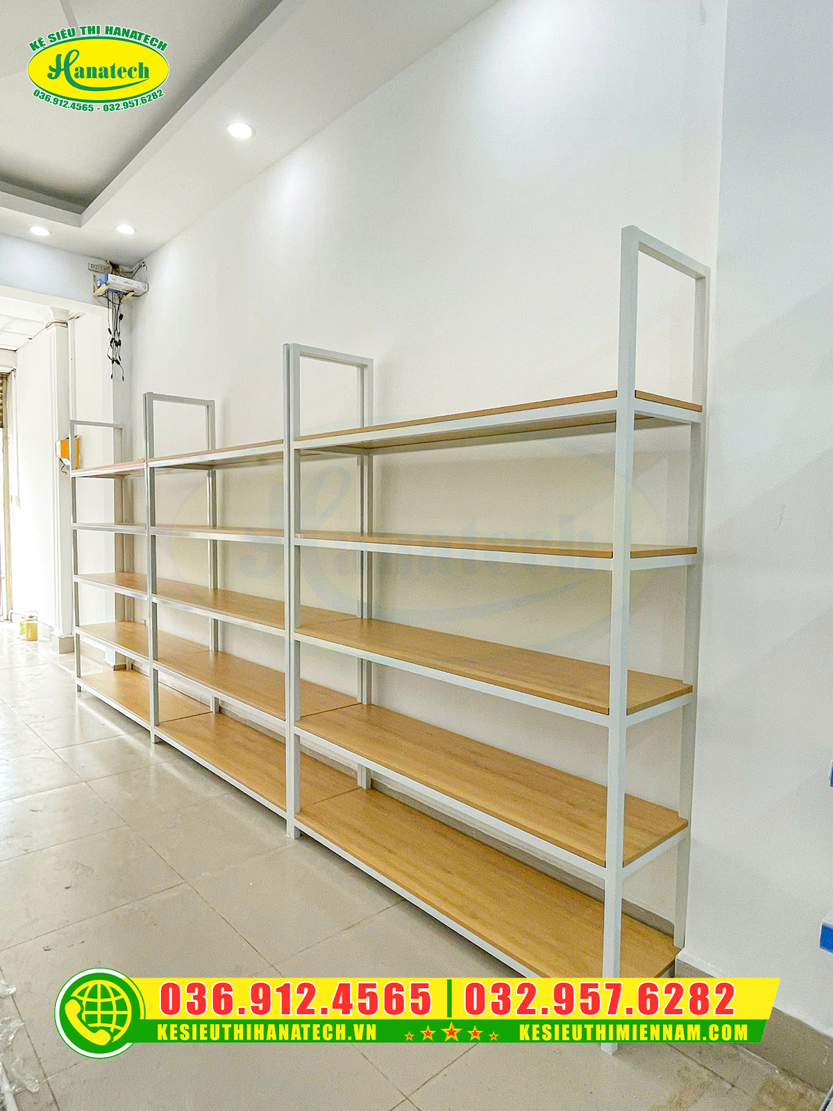 Lắp đặt giá kệ shop mẹ và bé bài bản, hiện đại tại Hải Phòng