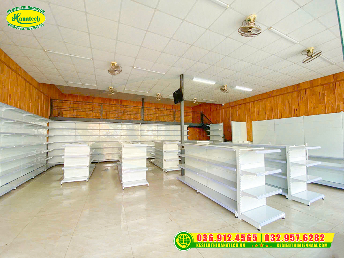 Lắp đặt giá kệ cửa hàng bỉm sữa chuyên nghiệp tại Bắc Giang