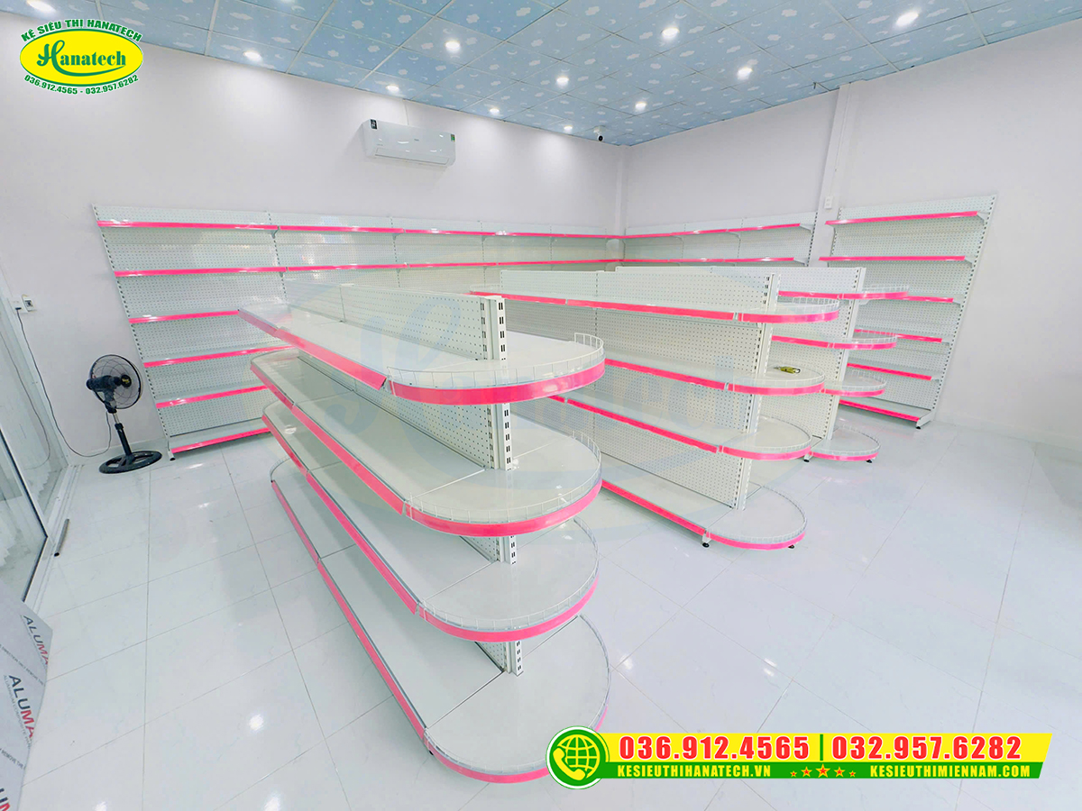 Lắp đặt giá kệ shop mẹ và bé bài bản, hiện đại tại Hải Phòng