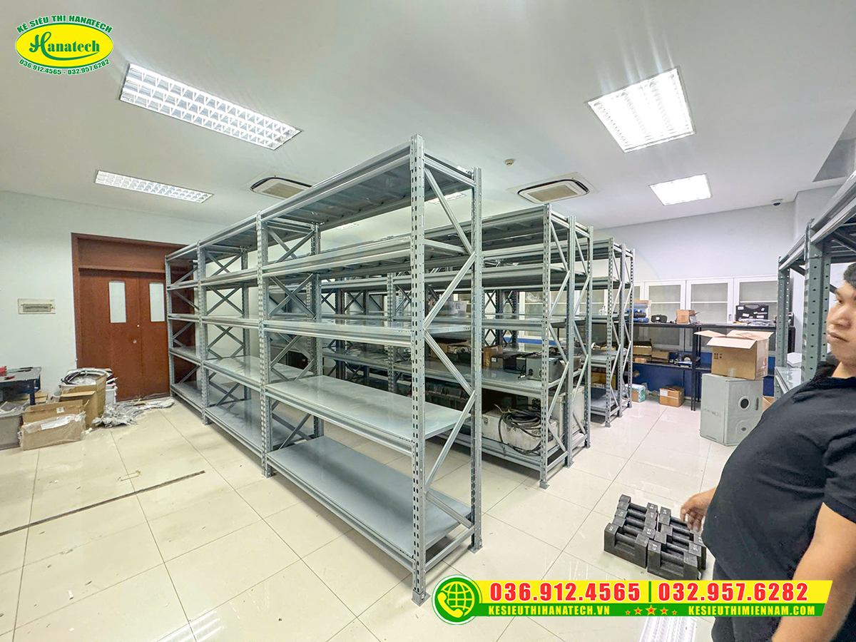 Setup kệ kho hàng trung tải 5 tầng TPHCM