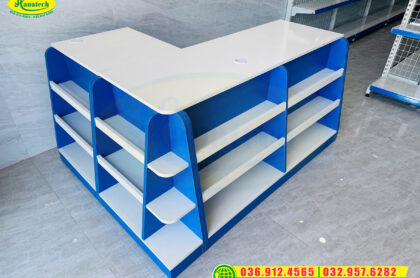 BÀN QUẦY THU NGÂN TÍNH TIỀN SIÊU THỊ TẠP HÓA TẠI HÀ NỘI