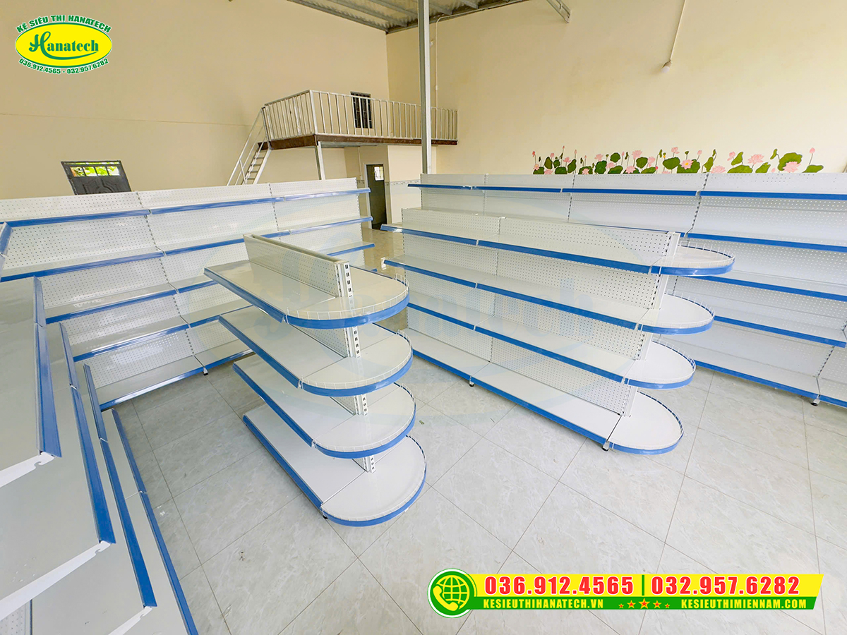 Kệ tạp hoá tại Nam Định – Giải pháp setup cửa hàng hiện đại, tối ưu chi phí
