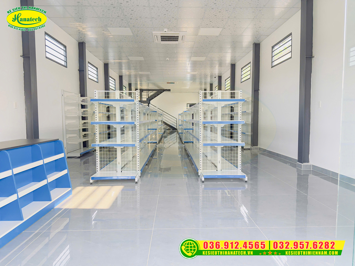 Setup giá kệ cửa hàng tạp hóa tại Nam Định