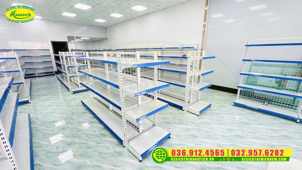 Setup giá kệ trưng bày bỉm sữa tại Bắc Hà Lào Cai