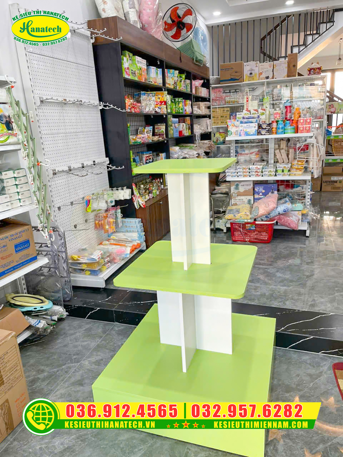 Kệ tạp hoá tại Nam Định – Giải pháp setup cửa hàng hiện đại, tối ưu chi phí