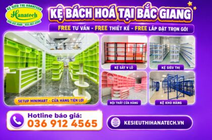 Kệ bách hoá tại Bắc Giang