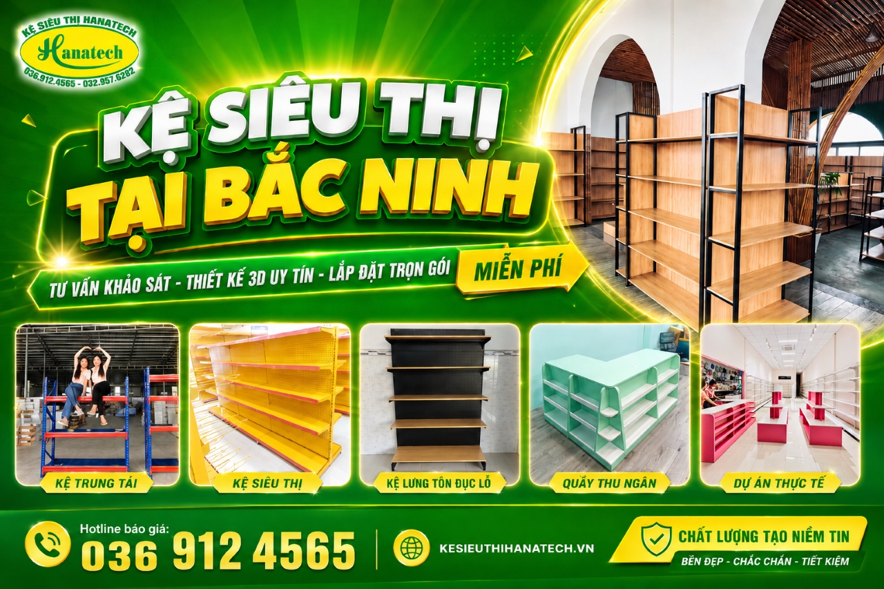 Kệ tạp hoá tại Bắc Ninh