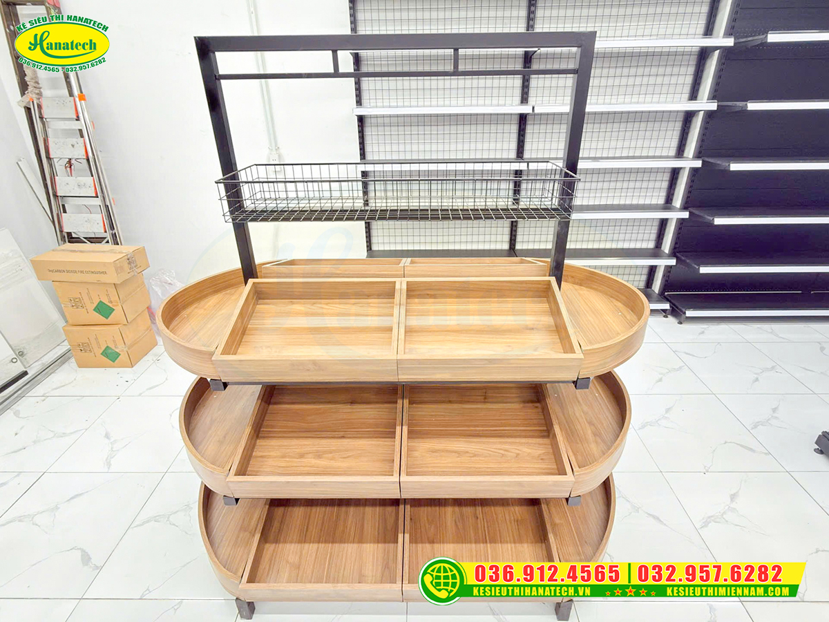 Setup kệ siêu thị mini tại TPHCM