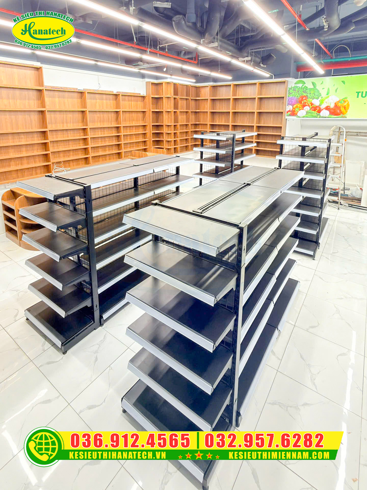 Setup kệ siêu thị mini tại TPHCM