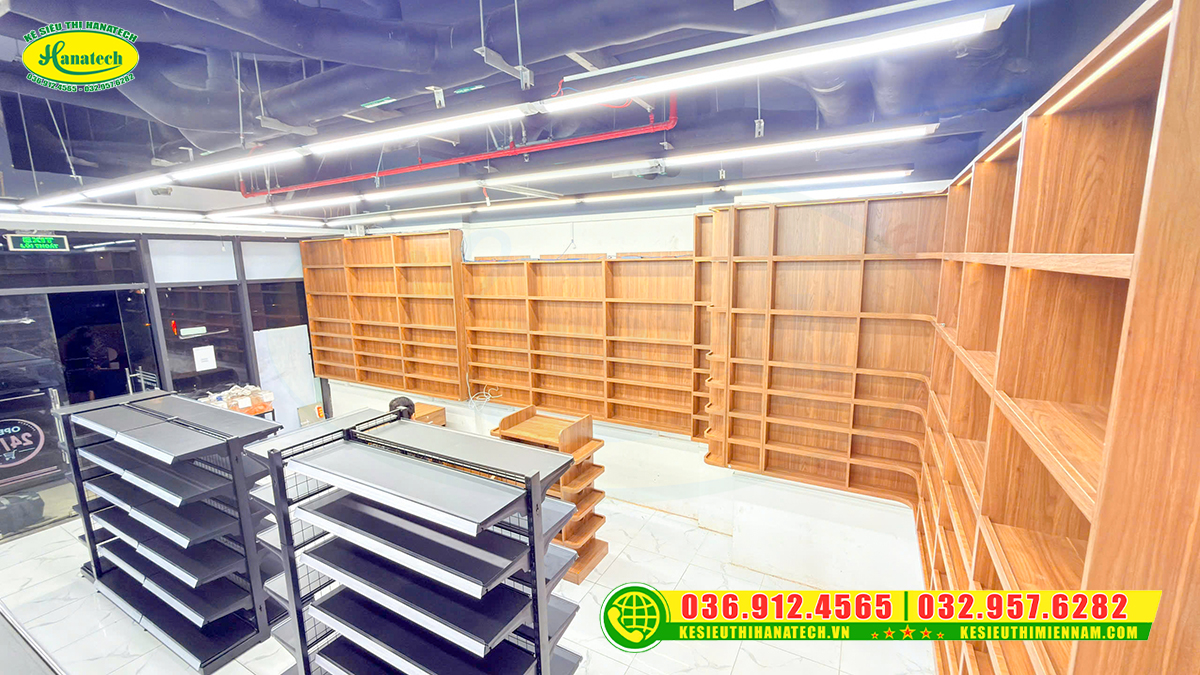 Setup kệ siêu thị mini tại TPHCM
